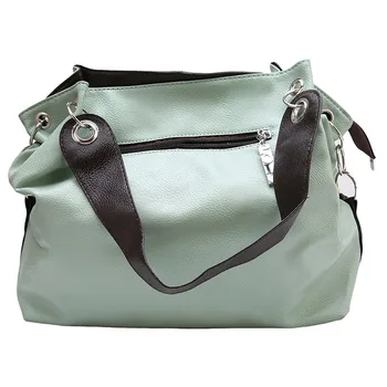 

Women Versatile Handbag Soft Offer PU Leather Bags Zipper Messenger bag/ Splice Grafting Vintage Shoulder Crossbody Bags