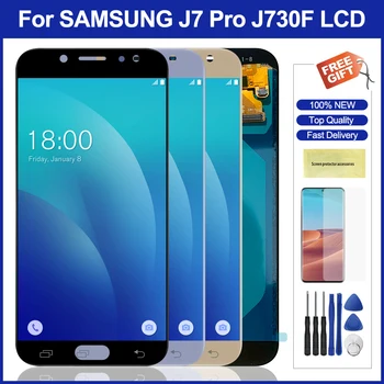 

J7 Pro J730 Lcd For Samsung Galaxy J7 2017 LCD Display Touch Screen Digitizer Replacement For Samsung J7 Pro J730 J730G Lcds