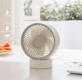 

mini fan 3 life New Mini Air Circulation Fan 180 Degree Rotation 330 Strong Wind Power Usb Charging Low Noise High Wind
