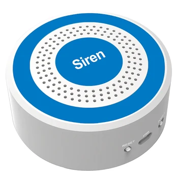 

433MHz Wireless DIY Standalone Alarm Siren for PG103 PG168 Home Security System EU Plug