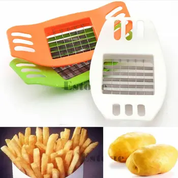 

Potatoes Cutter Cut into Strips French Fries Slicer Tool Kitchen Gadgets Random