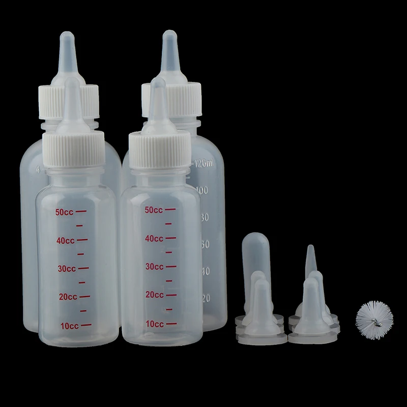 1set perro botella para gatos Alimentación de Mascotas de agua herramientas cepillo de limpieza de los pezones perforadora gato cachorro gatito