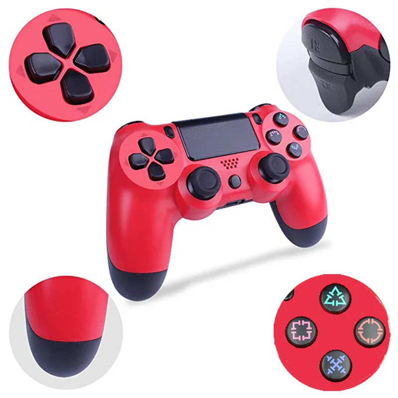 Беспроводной контроллер для PS4 консоли Bluetooth DualShock 4 геймпады подходят для playstation 4 джойстик для Mando PS4
