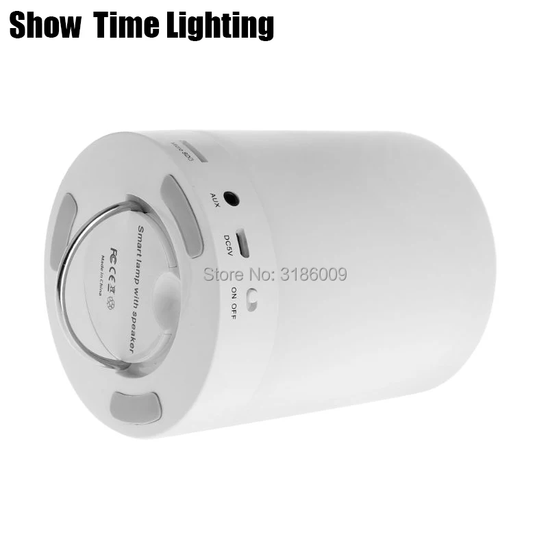 Sale Wireless Bluetooth Speaker Colorful Led Light Three-speed touch dimming Speaker Support Mp3 Fm Tf Card Radio Remote Control