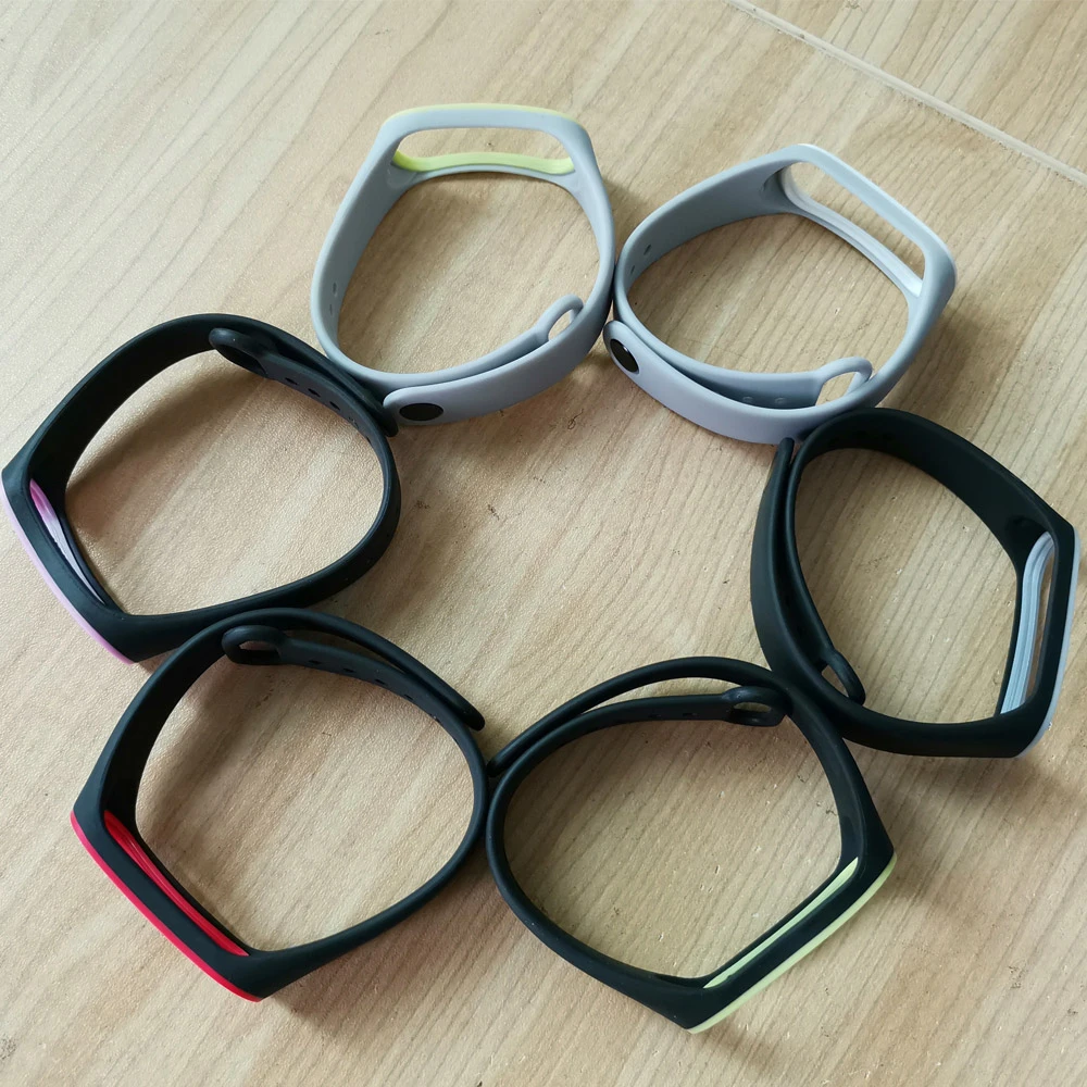 Силиконовый цветной ремешок для Xiaomi Band 3 4 5 2 Mi Band|Смарт-аксессуары| |