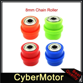 

8mm Chain Guide Roller Pulley Tensioner For Pit Dirt Motor Bike Motorcycle Motocross ATV Quad 4 Wheeler Go Kart