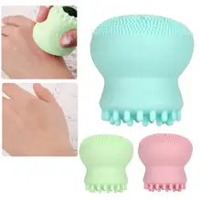 Полный Профессиональный макияж в форме осьминога силиконовая щетка для очистки пор Макияж удаление грязи лица очищающая Массажная щетка для лица