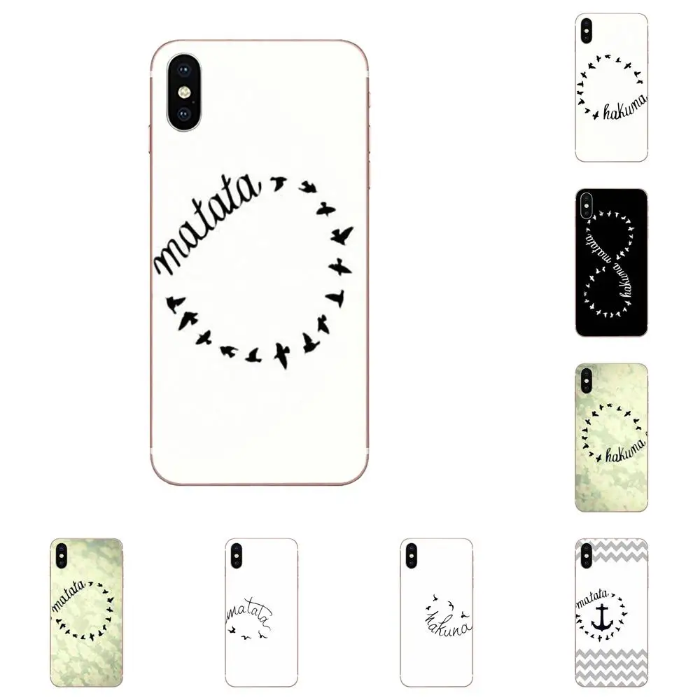 Чехол из ТПУ Hakuna Matata Infinity Bff для iPhone 11 Pro 4 4S 5 5S SE 5C 6 6S 7 8X10 XR XS Plus Max | Мобильные