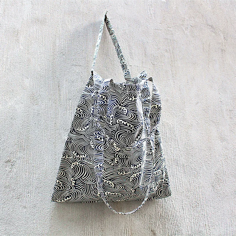 Большая вместительная Холщовая Сумка-тоут из хлопчатобумажной ткани, многоразовая сумка для покупок, женские сумки с принтом, сумки для покупок, женская сумка на плечо