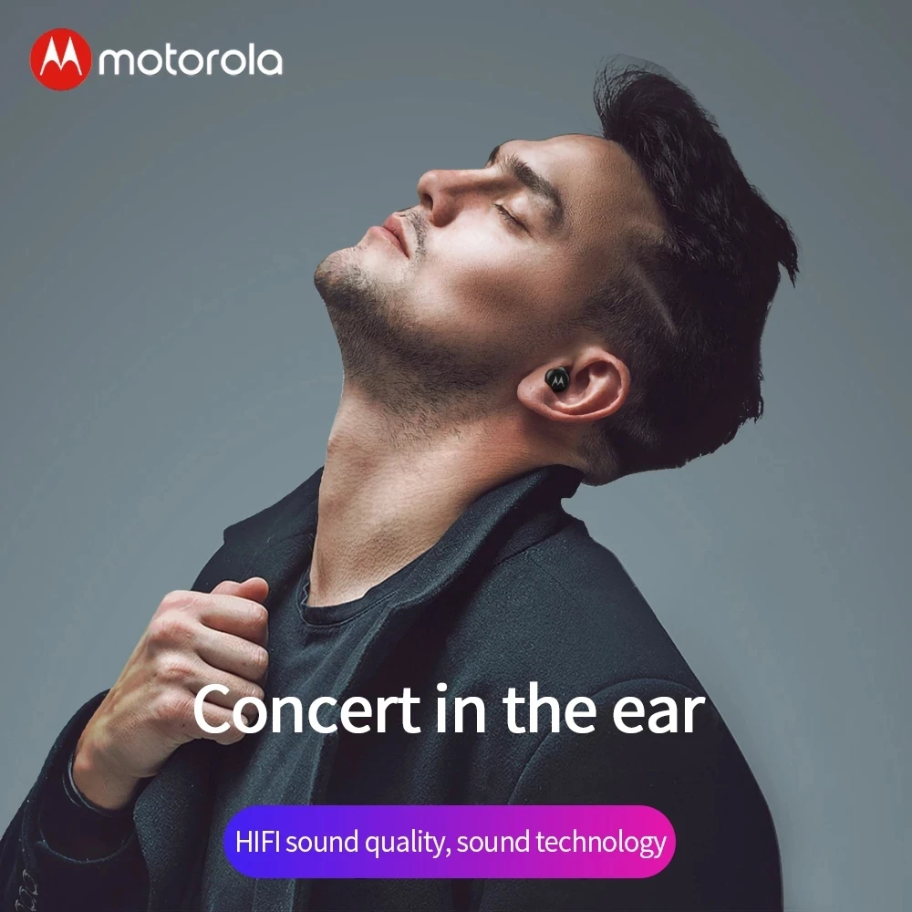 Motorola VerveBuds 400 Wireless Bluetooth Earphone Mini Sports Headphones Headset IPX6 Waterproof for motorola VerveBuds400