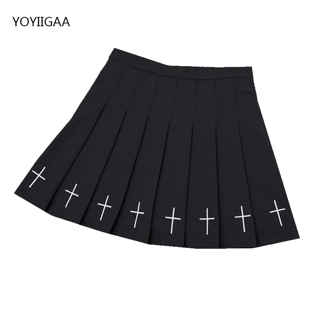 Summer Women Pleated Skirt High Waist Female Plaid Skirts Preppy Style Ladies Girls Dance Mini Skirt Fashion Chic Woman Skirts a16