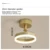 mini chandelier Modern Led Chandelier For Dining Room Living Room Kitchen Bedroom Pendant Lamp Gold Simple Design Remote Control Hanging Light crystal chandelier Chandeliers