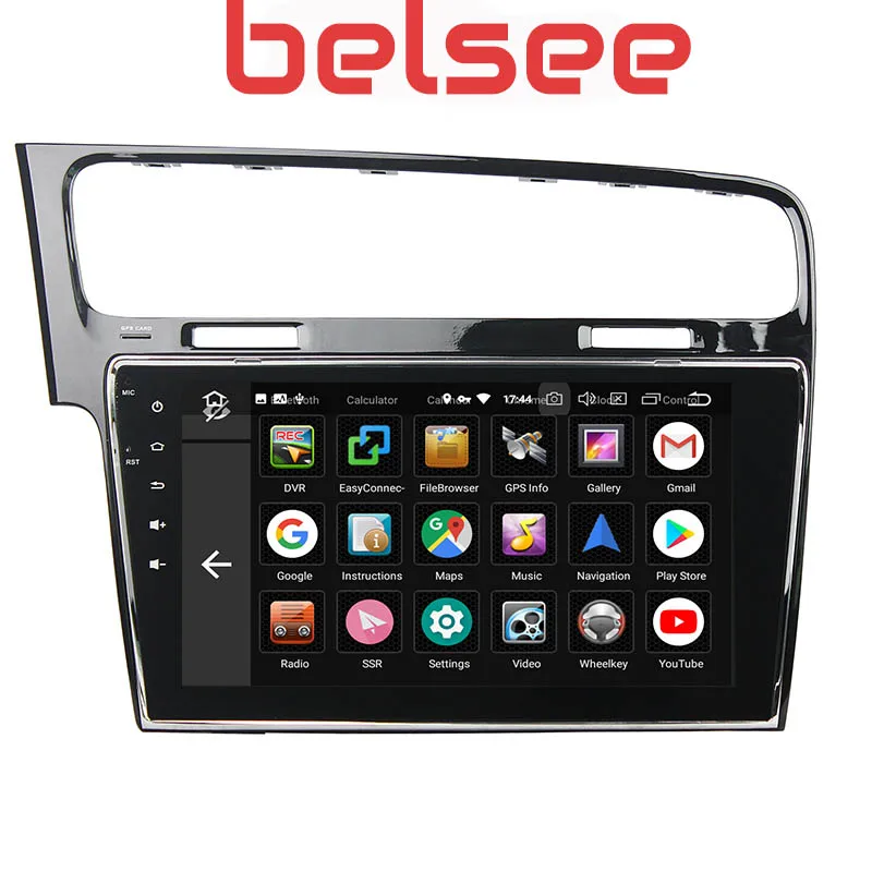 Belsee 10," 4 ГБ Android 9,0 головное устройство мультимедиа Авто DVD Радио для Volkswagen Golf 7 MK7 2012- Навигация стерео аудио