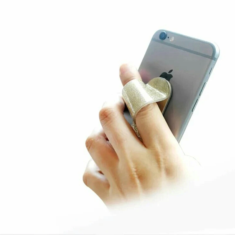 Универсальный держатель-кольцо на палец, блестящее кольцо для мобильного телефона, Многополосная смарт-наклейка на заднюю панель для iphone, samsung, HUAWEI
