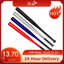 Baseball Bat Lightweight Steel Non-Slip Grip 21inch Rounders Practice Training Bat Four Styles Two-Handed Baseball Beater