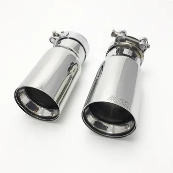 

stainless steel modified M standard stainless steel tail throat exhaust pipe tail Tsui modified tail nozzle For BMW 1/2/3/4 304
