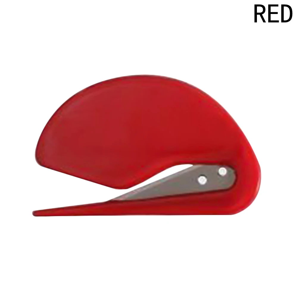 RD Mini Efficient Plastic Letter Knife Letter Mail Envelope Opener Safety Paper Guarded Cutter Blade School Office Supplies - Цвет: RD