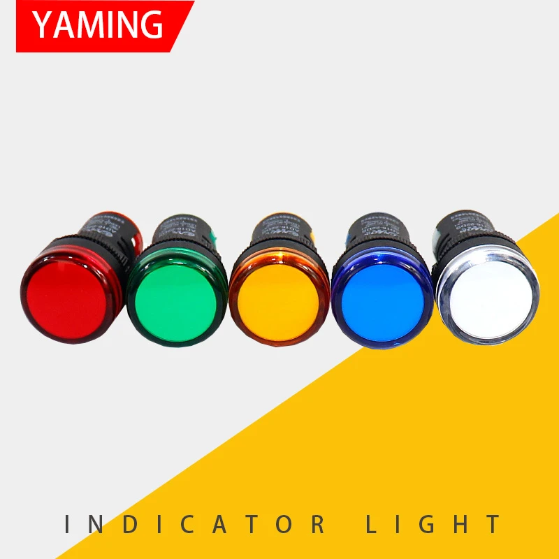 1 шт. ярсветильник световой индикатор 12 В 24 36 220 в|pilot light|indicator lightpilot led lights |