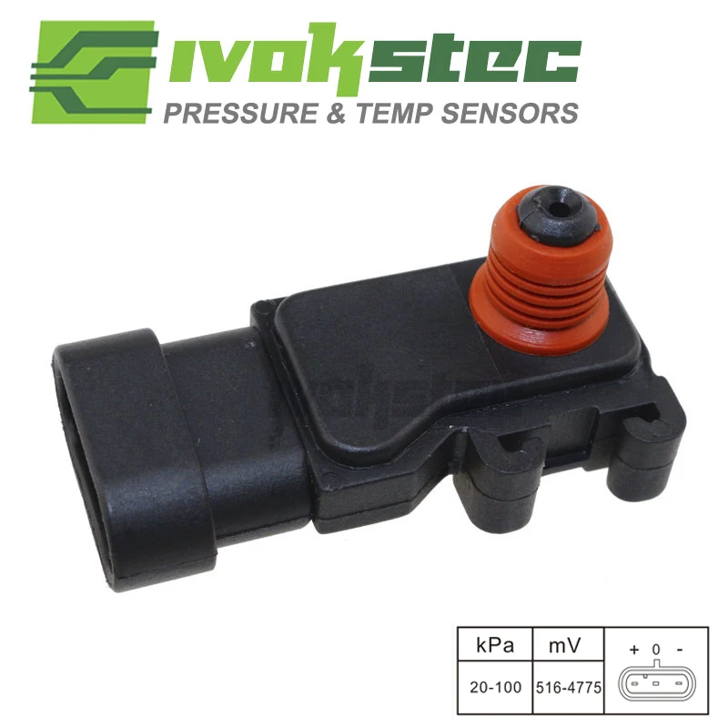 New 1 Bar Map Sensor For Chevy Cobalt Colorado Corvette Equinox Hhr