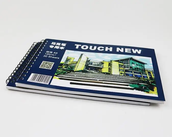 TOUCHNEW 30 листов A5 блок для заметок Sketchbook Рисование ноутбука белая бумага школа закрепленный блокнот notieboek Cuaderno