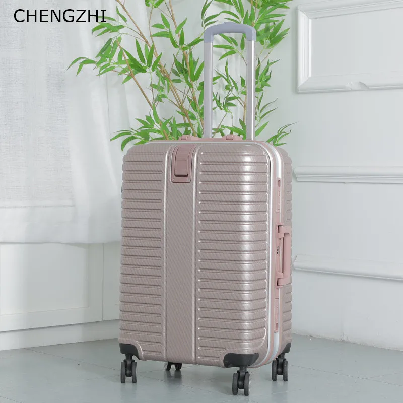CHENGZHI 2" 22" 2" 26 дюймов Дорожный чемодан, Жесткая алюминиевая рама, чемодан на колёсиках, Спиннер с колесом для женщин и мужчин, сумка на колесиках