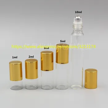 

wholesale 1ml 2ml 3ml 5ml 10ml roll-on bottle, mini sample perfume essential oil deodorization Aromatherapy Refillable Bottle