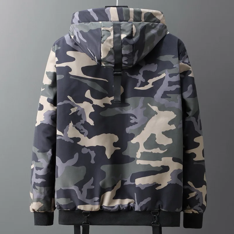 Winter Jacket Men Hooded Thicken Warm 