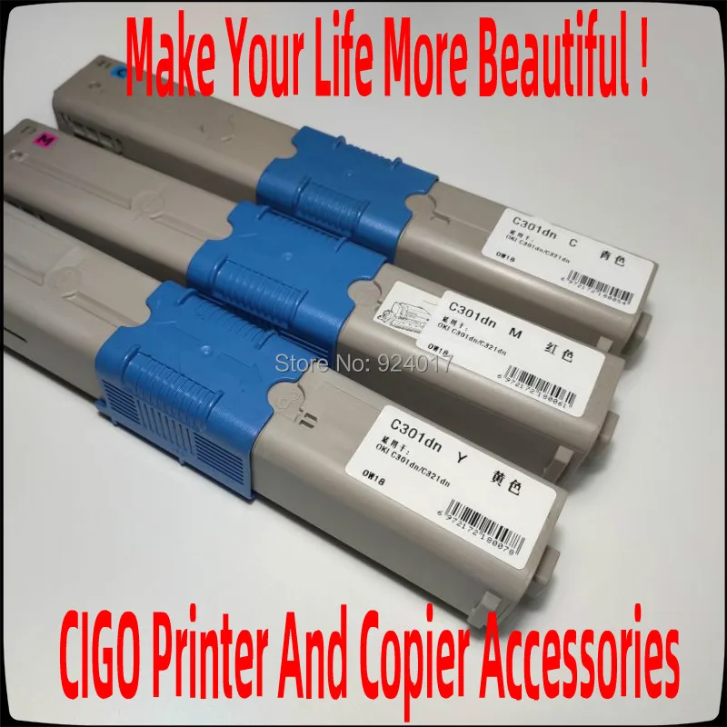 hemmeligt princip eksplosion Toner Cartridge For OKI C301n C321n C301DN C321DN MC332dn MC342dn Color  Printer,MC 332 342 301 321 Refill Toner Cartridge Kit