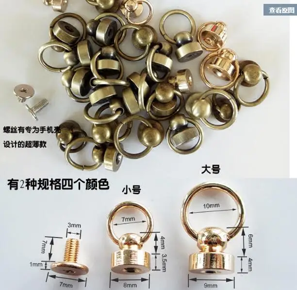 DIY с pull ring ниппель гвозди латунное кольцо и монах голова diy телефон оболочки