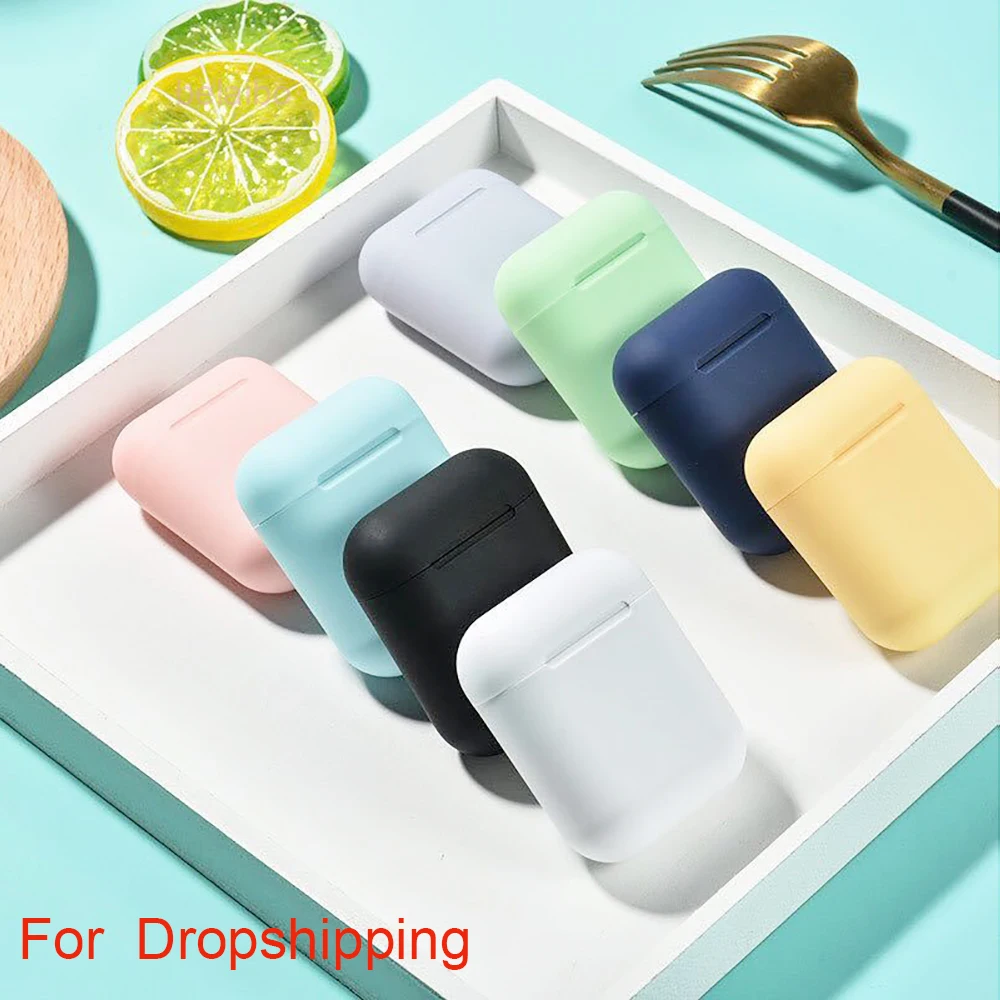 I12 tws Macaron беспроводные наушники Bluetooth 5 0 игровая гарнитура оригинальные сенсорные