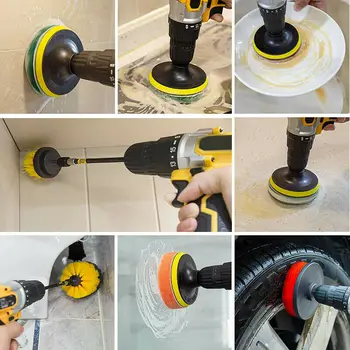 

21pcs Cleaning Brush Attachment Set Scrubber Cleaning Scrub Cleaner Bathtubs