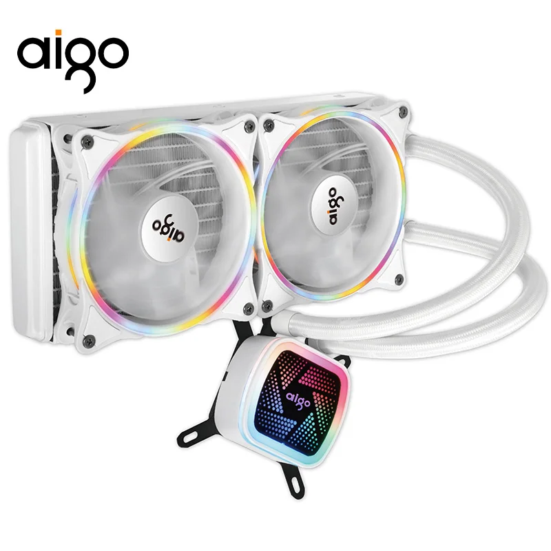 Кулер Aigo для ПК 120 мм с водяным охлаждением LGA 115X/240/AM4|Кулеры/вентиляторы/системы