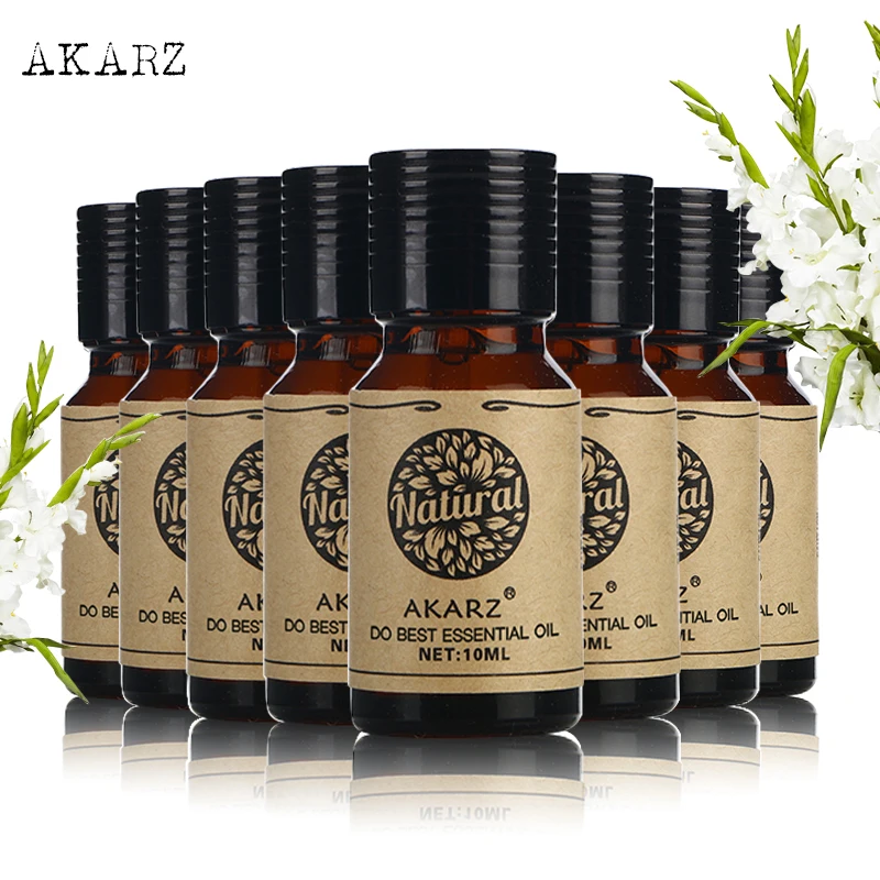 

AKARZ Value Meals Clove Litsea Cubeba Peach Blossom Pine Needle Rosemary Cypress Mandarin Juniper Berry Essential Oil 10ml*8