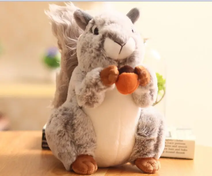 small cute plush squirrel toy stuffed 