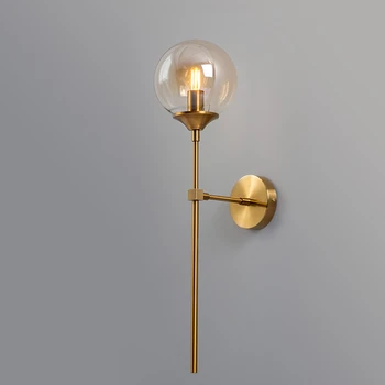 

Modern Glass Wall Lamp For Bedroom Room Bedside Reading Fixture Stairs Corridor Lighting Brass Restaurant Deco Light