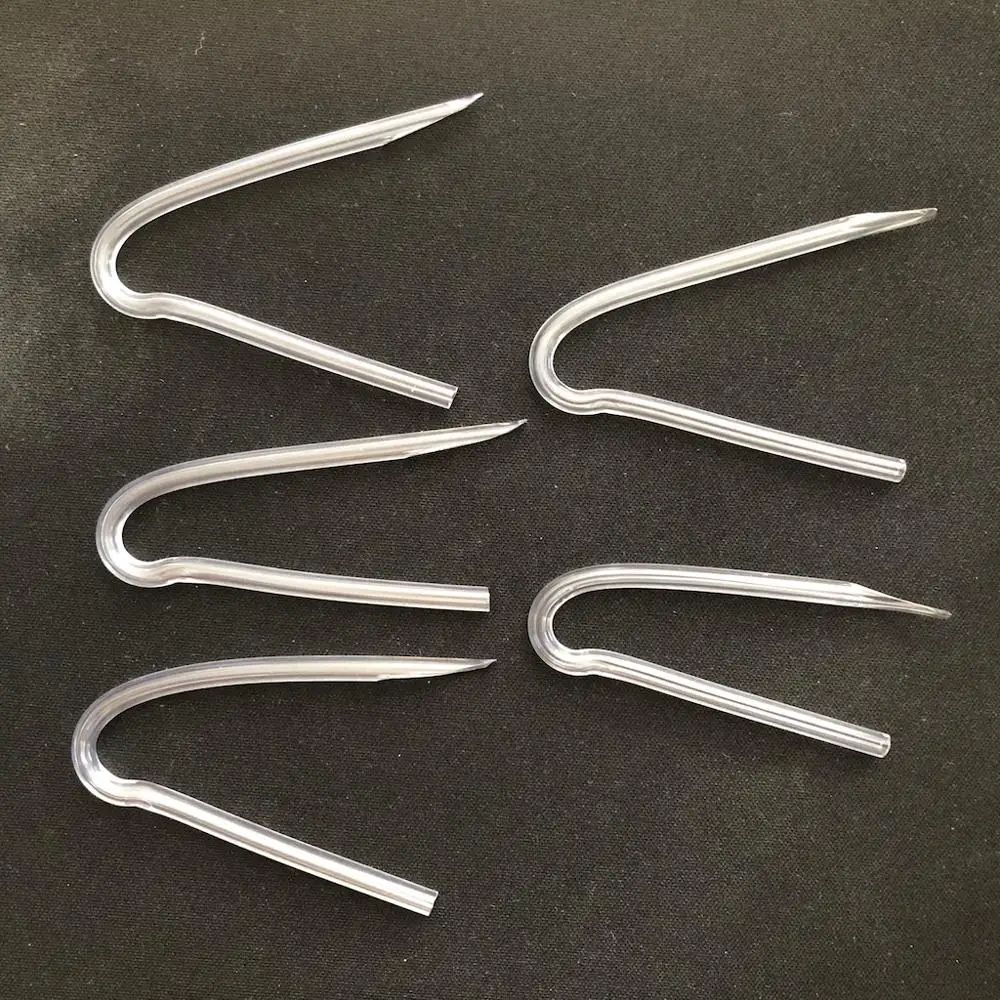 100PCS ForSound Made Preformed BTE Hearing Aid Earmold Tubing Bent Tubing PVC tube tubes Choose from 3.6mm 3.3mm 3.1mm OD 4