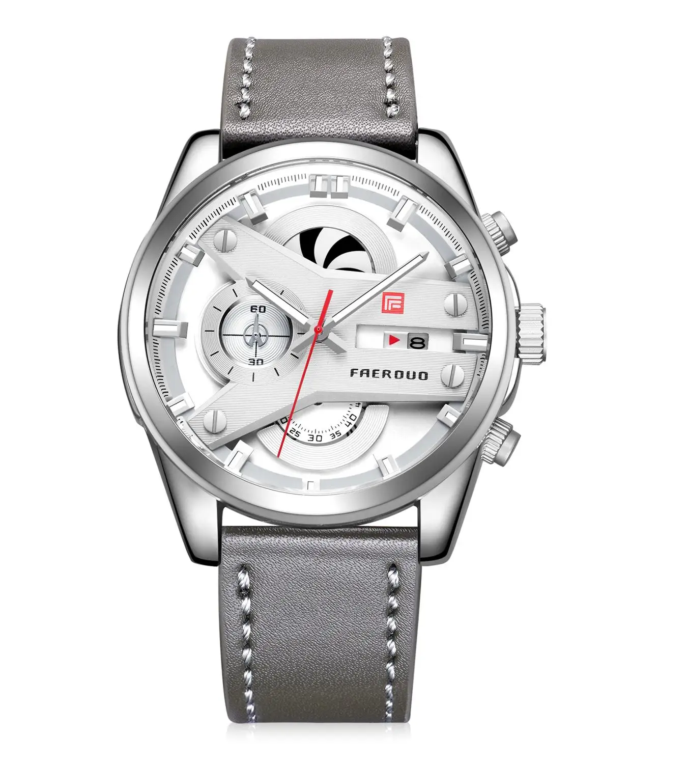 FAERDUO F8228M Мужские часы Мужские кварцевые часы водонепроницаемые Простые Модные Часы