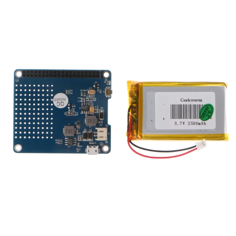1 шт. UPS HAT Board+ 2500 мАч литиевая батарея для Raspberry Pi 3 Model B/Pi 2B/B+/A+ плата модуль Au13 19 Droship