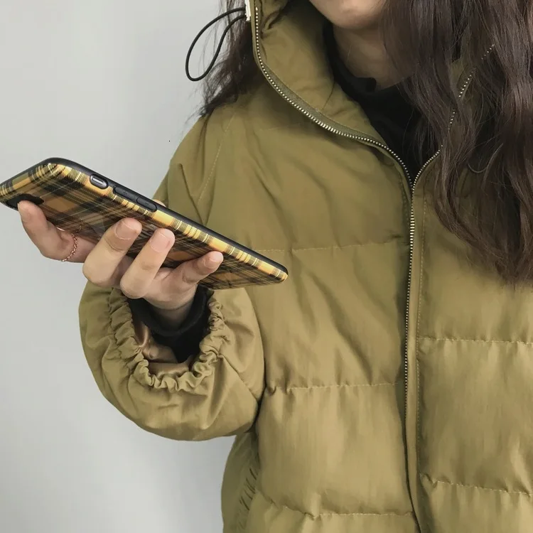 Parkas Winter Jacket Women Stand Collar Cotton-padded Coat Loose Oversized Jacket Coat Korean Women Outwear