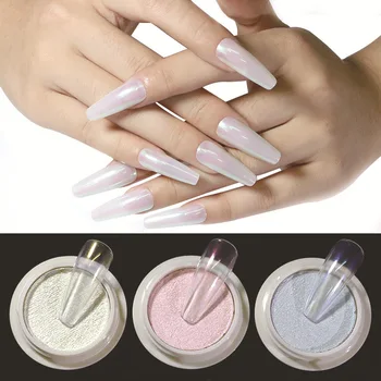 

Manicure Shimmering Powder Solid Aurora Powder 6 Color Solid Aurora Nude Symphony Mermaid Fairy Mirror Magic Mirror Aurora Powde