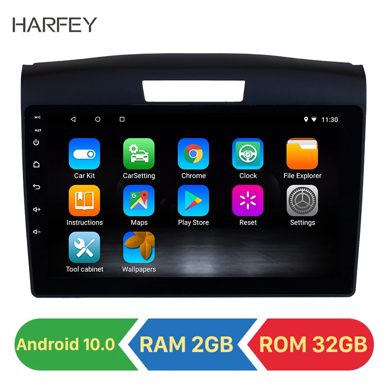 

Harfey 2din Android 10.0 Car GPS Radio for 2011 2012 2013-2015 Honda CRV With Remote Control Bluetooth Touch Screen autostereo
