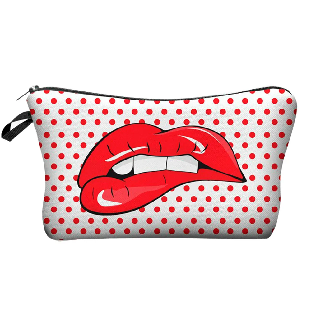 

Who Cares Makeup Bags Women Cosmetic Bag With Multicolor Pattern 3D Printing neceser Cosmetics Pouchs For Travel make up bag