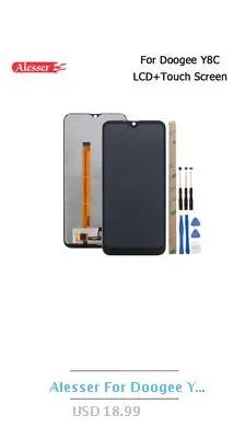 Alesser Для Doogee Y8C аккумулятор 3400 мАч Сменный аксессуар Аккумуляторы для Doogee Y8C мобильный телефон с инструментами