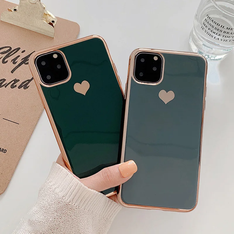 IPWSOO покрытие сердце любовь мягкий чехол для телефона для iphone 11 Pro Max X XR XS Max для iphone 6 6s 7 8 Plus ТПУ силиконовый чехол Fundas