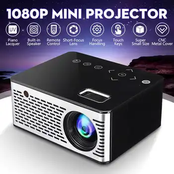 

Led Projector Full Hd 4k Home Media Video player TFT LCD LED Portable Cinema Projector 600 lumens Mini Projector Children's Gift