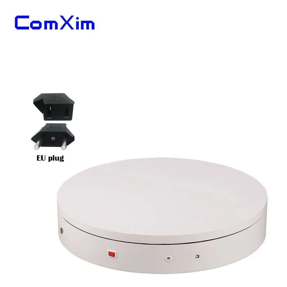 50 см нагрузка 100 кг дистанционный Wi-Fi ПК Регулировка направления скорости поддержка интерфейса затвора фотография Поворотная модель Дисплей Стенд ComXim - Цвет: White.EU Plug