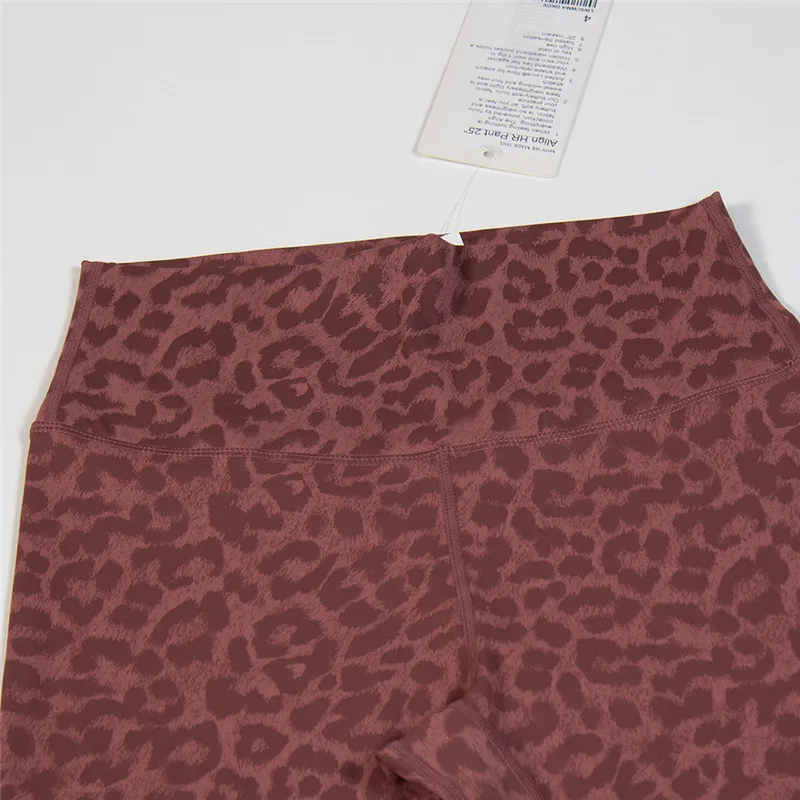 Lulu High Waist Yoga Leggings Leopard Camouflage Print Fitness Women Sport Pants Tight Gym Athletic High-rise Align Buttery Soft