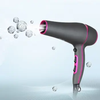 

Professional High Power Hair Dryer Heat Blower with Collecting Nozzle Diffuser for Home Salon Use