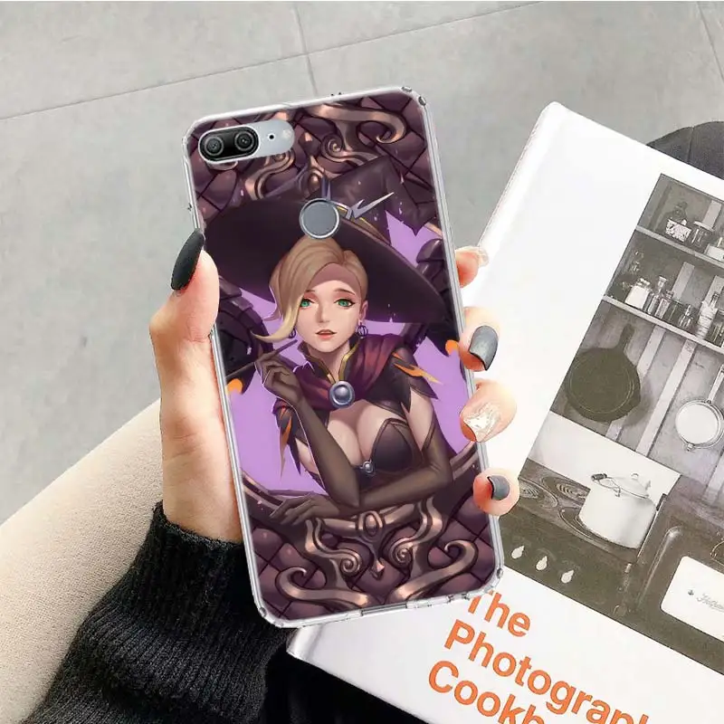 Overwatch милости чехол для huawei Honor 9 10 20 Lite рro 9X 8X 8A 8C фотоаппаратов моментальной печати 7S 7A 7C Y5 Y6 Y7 Y9 мягкий чехол для мобильного телефона чехол Coque