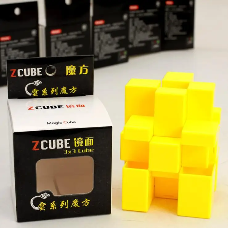 Z cube Magic cube 3x3x3 головоломка с быстрым кубом Развивающие игрушки для детей зеркальный конструктор для детей подарок